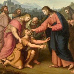Jesus heals the blind Meme Template