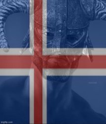 Gigachad icelandic Meme Template