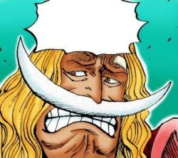 Whitebeard annoyed face Meme Template
