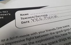 date on paper Meme Template