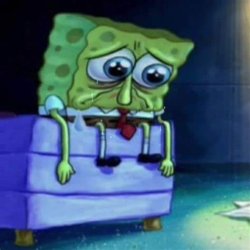 Sad Spongebob Meme Template