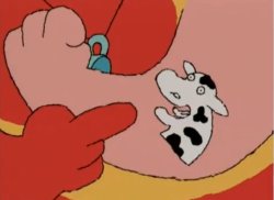 Coach McGuirk Cheese Cow Meme Template