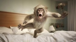 Monkey Jumping on the Bed Meme Template