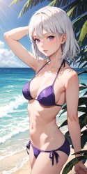 Anime Bikini Girl Meme Template