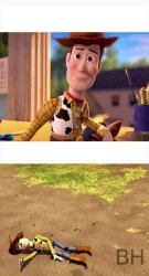 Woody Defeated Meme Template