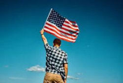 Man Holding Flag Meme Template