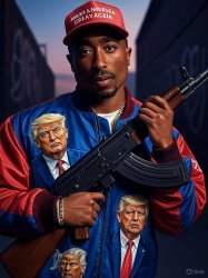 2pac maga edition Meme Template