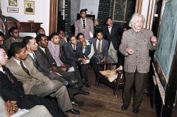 Einstein Teaching Black Student Meme Template