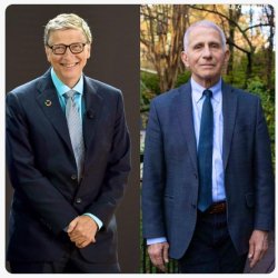Bill Gates & Dr Feces Meme Template