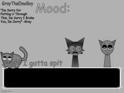 GrayTheEmoBoy annoncement temp Meme Template