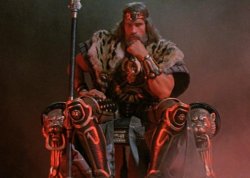 King Conan throne 2 Meme Template