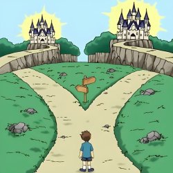 Choose your path (but all paths is good) Meme Template
