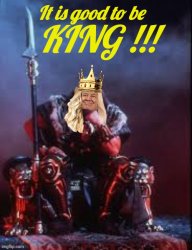 Trump as King Meme Template