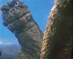 Godzilla looking Meme Template