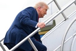 Trump trip Meme Template