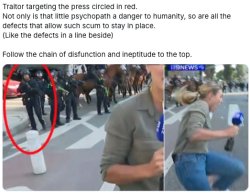 Traitor circled in red Meme Template
