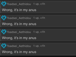 Wrong, it’s in my anus Meme Template