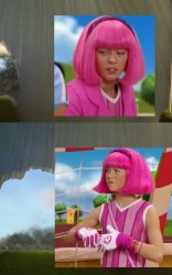 For 5 minutes Stephanie LazyTown Meme Template