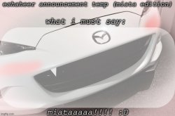 eshaheer announcement temp (miataaa :D) Meme Template