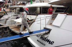 Kimi walking to his yacht Meme Template