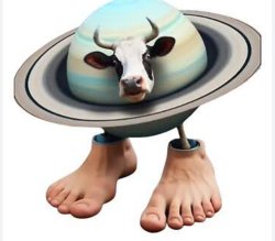 La vaca saturno saturnita Meme Template