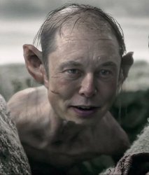 Elon Gollum Meme Template