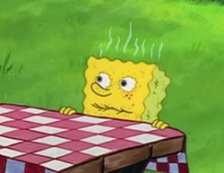 spongebob fried Meme Template