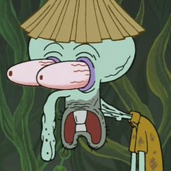 Squidward Meme Template