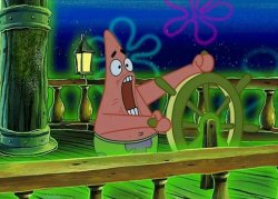 Patrick am Steuer Meme Template