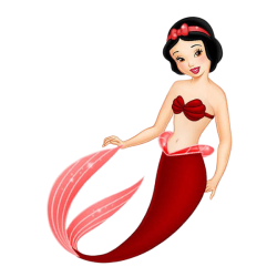 mermaid snow white Meme Template