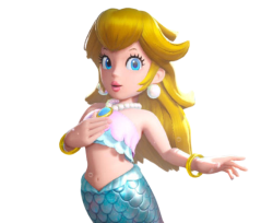 mermaid peach Meme Template