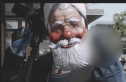 PayDay 2 Santa claus Meme Template