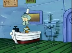 SpongeBob bursting through wall Meme Template
