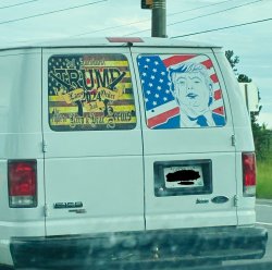 Trump van Meme Template