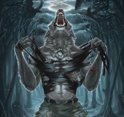 Werewolf Shirt Rip Meme Template