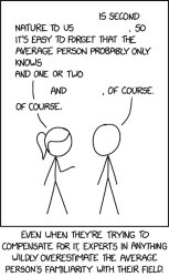 xkcd Experts Blind Spot Meme Template