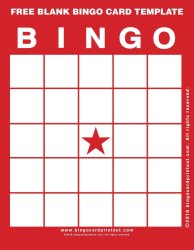 free blank bingo Meme Template