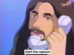 Jesus Rapture Meme Template