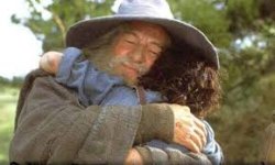 Gandalf Hug Meme Template