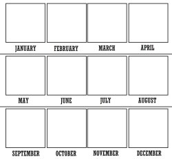 birth month alignment Meme Template