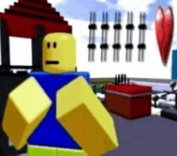 sybau Roblox noob Meme Template