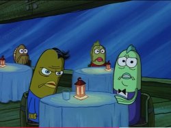 Squidward What the! Meme Template
