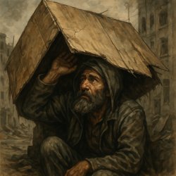 Man under a box Meme Template