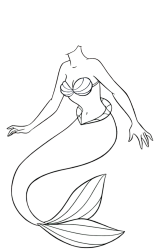 blank mermaid Meme Template