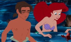 jim x ariel Meme Template