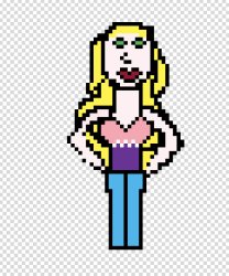 Pixellated Viviella (Insane_Echo's OC) Meme Template