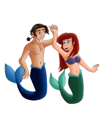 ariel x jim Meme Template