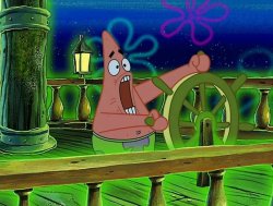 Patrick Star Boat Meme Template