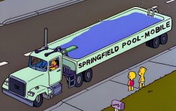 Springfield Pool-Mobile Meme Template