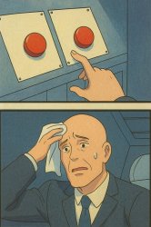 Two Buttons - Brazilian Judge version Meme Template